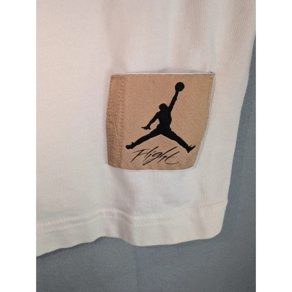 Jordan Flight Basketball Graphic T-Shirt White Size 2XL